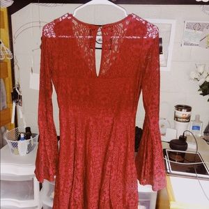 NWT hollister red pace dress